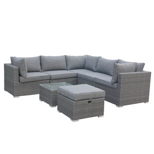 Bintliff 6 seater store corner sofa set